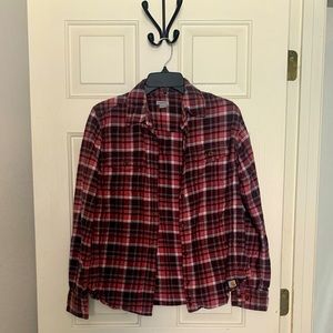 *BRAND NEW* NEVER WORN Carhartt womens flannel. Pink/brown/white.